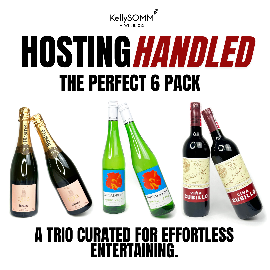 6 bottles "Hosting Handled"