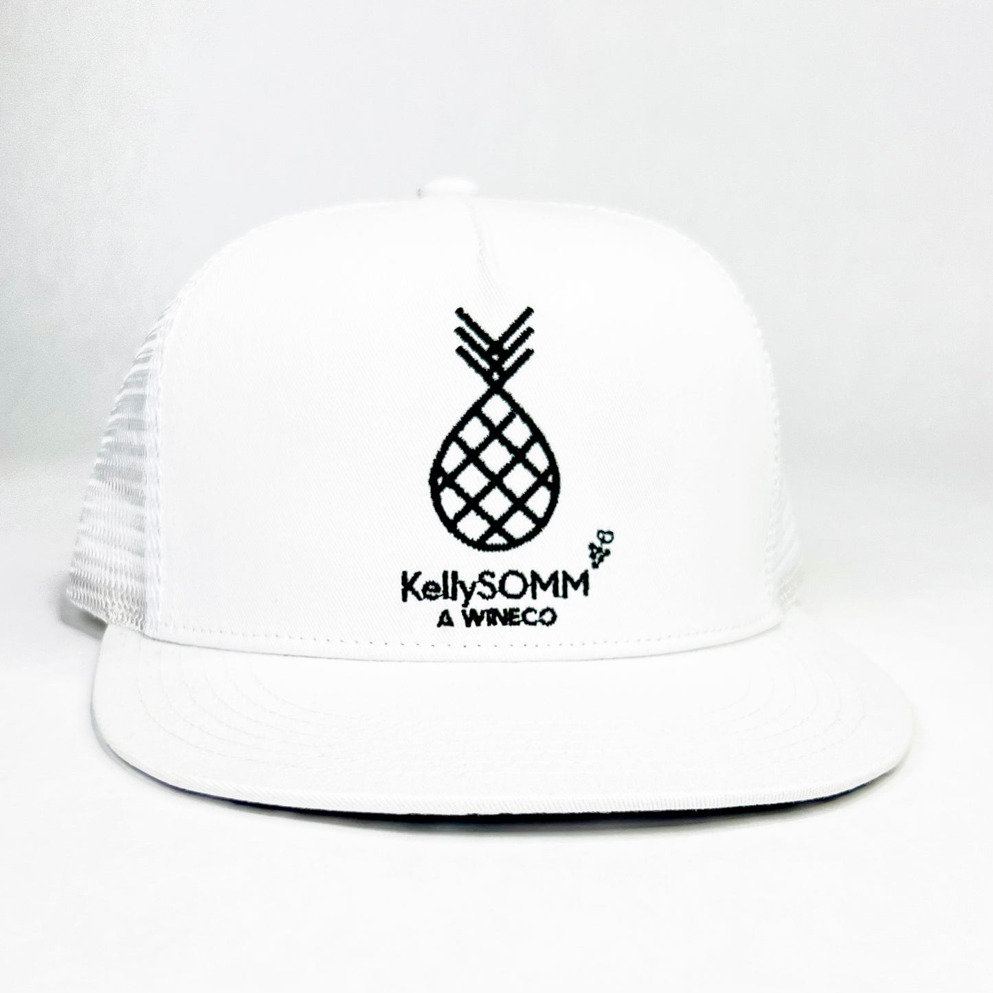 KellySOMM Pineapple Logo White Hat